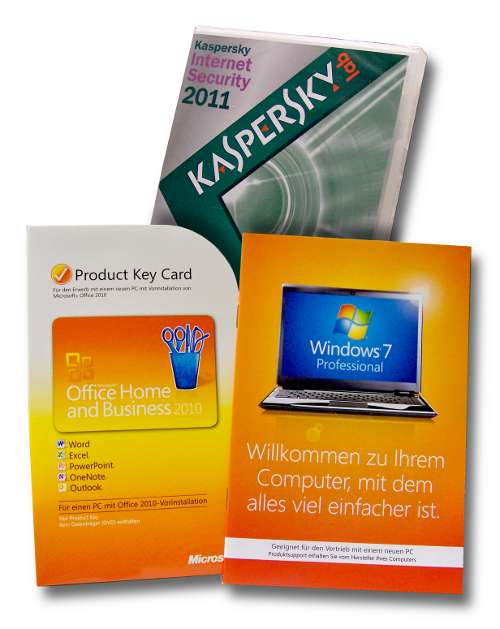 Foto Software Kaspersky, Win7, MS Office